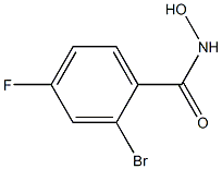 2-bromo-4-fluoro-N-hydroxybenzamide Struktur