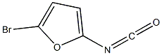 2-bromo-5-isocyanatofuran Struktur