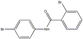 2-bromo-N-(4-bromophenyl)benzamide Struktur