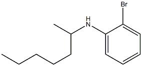 2-bromo-N-(heptan-2-yl)aniline Struktur