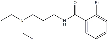 2-bromo-N-[3-(diethylamino)propyl]benzamide Struktur