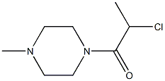 2-chloro-1-(4-methylpiperazin-1-yl)propan-1-one Struktur