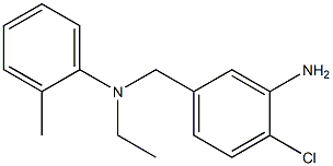 2-chloro-5-{[ethyl(2-methylphenyl)amino]methyl}aniline Struktur