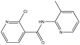 2-chloro-N-(3-methylpyridin-2-yl)pyridine-3-carboxamide Struktur