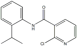 2-chloro-N-[2-(propan-2-yl)phenyl]pyridine-3-carboxamide Struktur