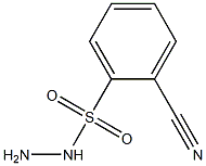 2-cyanobenzene-1-sulfonohydrazide Struktur