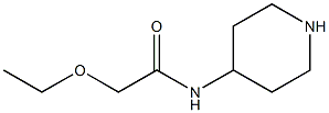 2-ethoxy-N-(piperidin-4-yl)acetamide Struktur