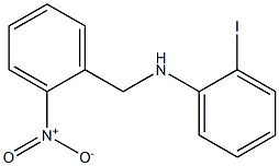 2-iodo-N-[(2-nitrophenyl)methyl]aniline Struktur