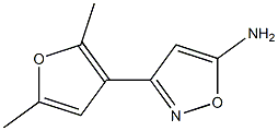 3-(2,5-dimethylfuran-3-yl)-1,2-oxazol-5-amine Struktur