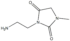 3-(2-aminoethyl)-1-methylimidazolidine-2,4-dione Struktur