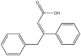 3,4-diphenylbut-2-enoic acid Struktur