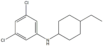 3,5-dichloro-N-(4-ethylcyclohexyl)aniline Struktur