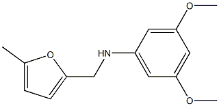 3,5-dimethoxy-N-[(5-methylfuran-2-yl)methyl]aniline Struktur