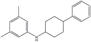 3,5-dimethyl-N-(4-phenylcyclohexyl)aniline Struktur