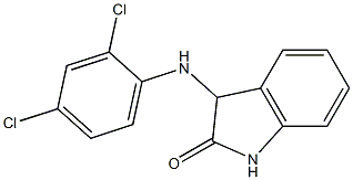 3-[(2,4-dichlorophenyl)amino]-2,3-dihydro-1H-indol-2-one Struktur