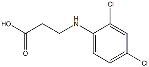 3-[(2,4-dichlorophenyl)amino]propanoic acid Struktur