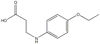 3-[(4-ethoxyphenyl)amino]propanoic acid Struktur