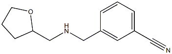 3-{[(oxolan-2-ylmethyl)amino]methyl}benzonitrile Struktur