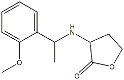 3-{[1-(2-methoxyphenyl)ethyl]amino}oxolan-2-one Struktur