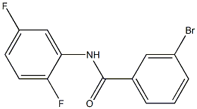 3-bromo-N-(2,5-difluorophenyl)benzamide Struktur