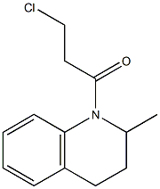 3-chloro-1-(2-methyl-1,2,3,4-tetrahydroquinolin-1-yl)propan-1-one Struktur