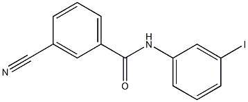 3-cyano-N-(3-iodophenyl)benzamide Struktur