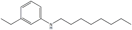 3-ethyl-N-octylaniline Struktur