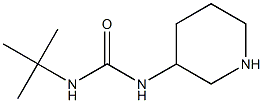 3-tert-butyl-1-piperidin-3-ylurea Struktur