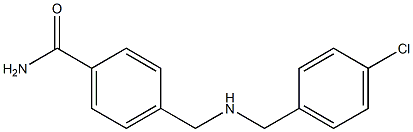 4-({[(4-chlorophenyl)methyl]amino}methyl)benzamide Struktur