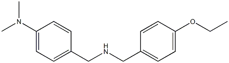 4-({[(4-ethoxyphenyl)methyl]amino}methyl)-N,N-dimethylaniline Struktur