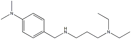 4-({[3-(diethylamino)propyl]amino}methyl)-N,N-dimethylaniline Struktur