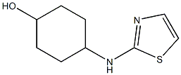 4-(1,3-thiazol-2-ylamino)cyclohexan-1-ol Struktur