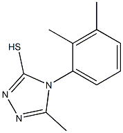 4-(2,3-dimethylphenyl)-5-methyl-4H-1,2,4-triazole-3-thiol Struktur