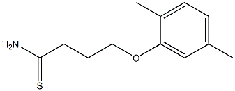 4-(2,5-dimethylphenoxy)butanethioamide Struktur