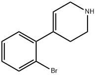 4-(2-bromophenyl)-1,2,3,6-tetrahydropyridine Struktur