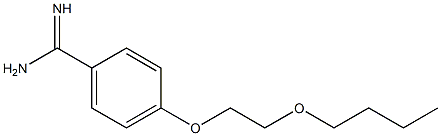 4-(2-butoxyethoxy)benzene-1-carboximidamide Struktur