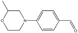 4-(2-methylmorpholin-4-yl)benzaldehyde Struktur