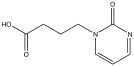 4-(2-oxo-1,2-dihydropyrimidin-1-yl)butanoic acid Struktur