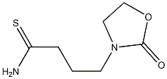 4-(2-oxo-1,3-oxazolidin-3-yl)butanethioamide Struktur