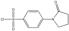 4-(2-oxopyrrolidin-1-yl)benzene-1-sulfonyl chloride Struktur