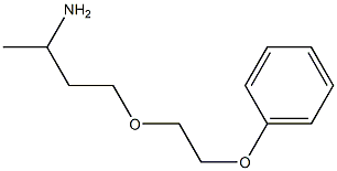 4-(2-phenoxyethoxy)butan-2-amine Struktur