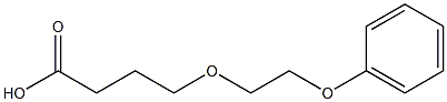 4-(2-phenoxyethoxy)butanoic acid Struktur