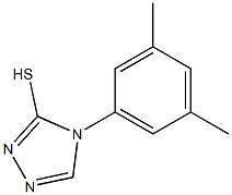 4-(3,5-dimethylphenyl)-4H-1,2,4-triazole-3-thiol Struktur