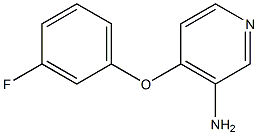 4-(3-fluorophenoxy)pyridin-3-amine Struktur