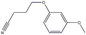 4-(3-methoxyphenoxy)butanenitrile Struktur