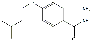 4-(3-methylbutoxy)benzohydrazide Struktur