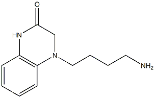 4-(4-aminobutyl)-1,2,3,4-tetrahydroquinoxalin-2-one Struktur