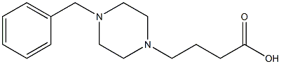 4-(4-benzylpiperazin-1-yl)butanoic acid Struktur