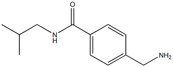 4-(aminomethyl)-N-isobutylbenzamide Struktur