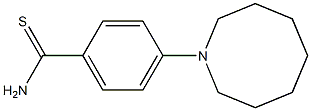 4-(azocan-1-yl)benzene-1-carbothioamide Struktur